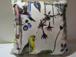 Designers Guild & Christian Lacroix Fabric Birds Sinfonia Jonc Cushion Cover - thumbnail 1