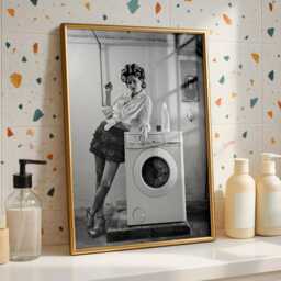 Funny Laundry Room Prints Women Art, Utility Decor - thumbnail 2