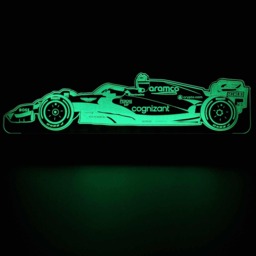 Aston Martin Led Night Light, Gifts For Him, Her, Dad Gift, Mum F1 Lights, Bedroom Light - thumbnail 1