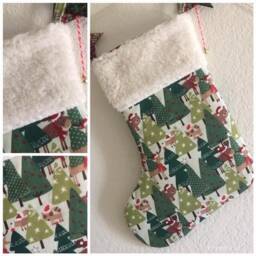 Christmas Stockings, Handcrafted Modern Stocking, Decoration #5