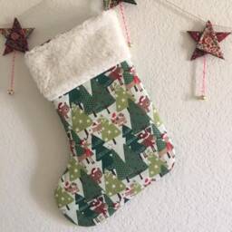 Christmas Stockings, Handcrafted Modern Stocking, Decoration #5 - thumbnail 2