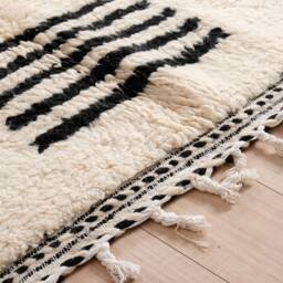 Authentic Moroccan Rug, Beni Ourain Rug 5x8 Ft - thumbnail 4