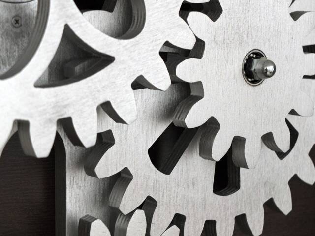 Self-Rotating Gears Wall Decor. Kinetic Art. Mechanical Home Gear Steampunk Free Shipping Worldwide - image 1