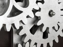 Self-Rotating Gears Wall Decor. Kinetic Art. Mechanical Home Gear Steampunk Free Shipping Worldwide - thumbnail 1