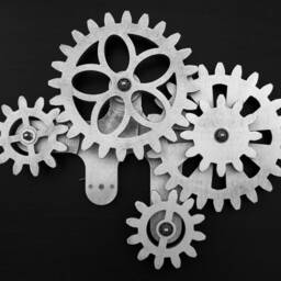 Self-Rotating Gears Wall Decor. Kinetic Art. Mechanical Home Gear Steampunk Free Shipping Worldwide - thumbnail 2