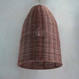Brown Rattan Pendant Lights-Tall Lampshade-Lighting Fixtures-Holiday Lighting - Table Lighting-Rustic Restaurant Lighting-110-240V - thumbnail 3