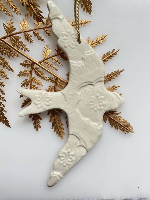 Swallow/ Wall Decoration/ Hanging Swallow/ Porcelain/ Gri-Gri - image 1