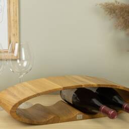 Handmade Wine Rack The Ultimate Home Decor For Lovers & Organizing Bottle Holders - thumbnail 2