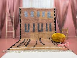 Custom Beni Ourain Rug Handmade Moroccan Wool Shag Rug - thumbnail 1