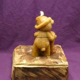 "Pure Beeswax Candle ""Christmas Bear" - thumbnail 3