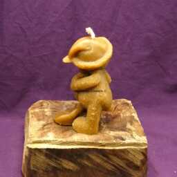 "Pure Beeswax Candle ""Christmas Bear" - thumbnail 2