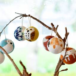 Felt Christmas Tree Bauble Ornament, Fair Trade Decor - thumbnail 2