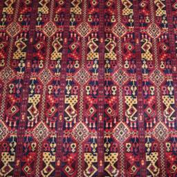 7x10 Tribal Area Rug Gold Red Afghan Hand Knotted Veg Dyes Soft Wool Oriental Rug, Turkmen Bukhara Rug - For Living Room, Bedroom Carpet - thumbnail 3