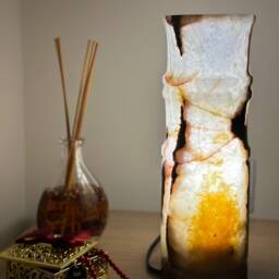 Green Onyx Bedside Lamp Natural Stone Decorative Lighting - thumbnail 2