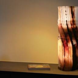 Green Onyx Bedside Lamp Natural Stone Decorative Lighting - thumbnail 3