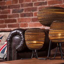 Cardboard Desk Lamp - Organic L - thumbnail 4