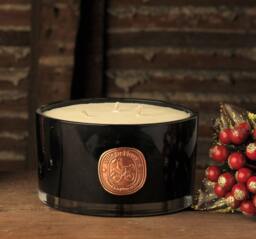 Queen Cleopatra's Secret Soy Candle, Black Pomegranate, Rose & Amber