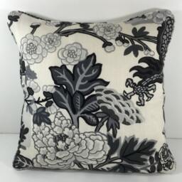Schumacher - Chiang Mai Dragon Smoke Art Deco Chinoiserie Designer Cushion Cover Handmade Throw Pillow Luxury Home Decor - thumbnail 2
