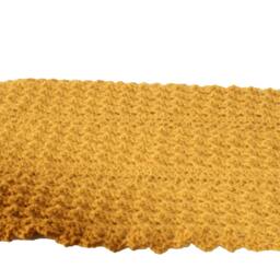 Handmade Crochet Baby Blanket, Sungold Afghan, Crib Blanket - thumbnail 3