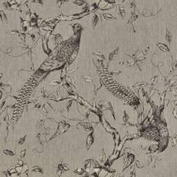Zoffany - Darnley Toile Empire Grey Stunning Sophisticated Metallic Bird Cushion Cover Handmade Throw Pillow Designer Home Decor - thumbnail 3