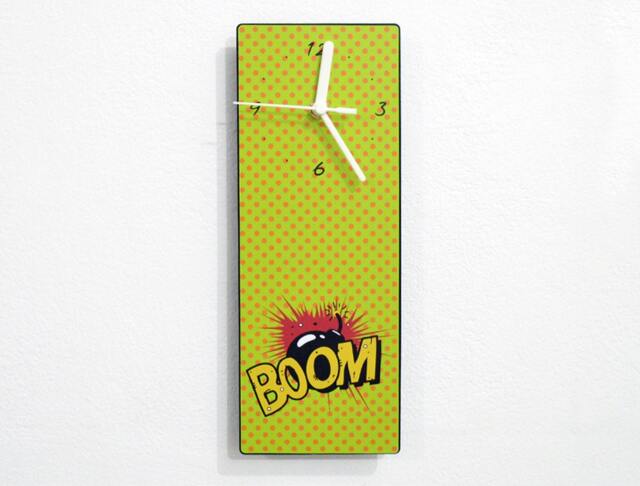 Pop Art - Polka Dots Boom Wall Clock - image 1