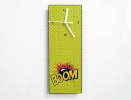 Pop Art - Polka Dots Boom Wall Clock
