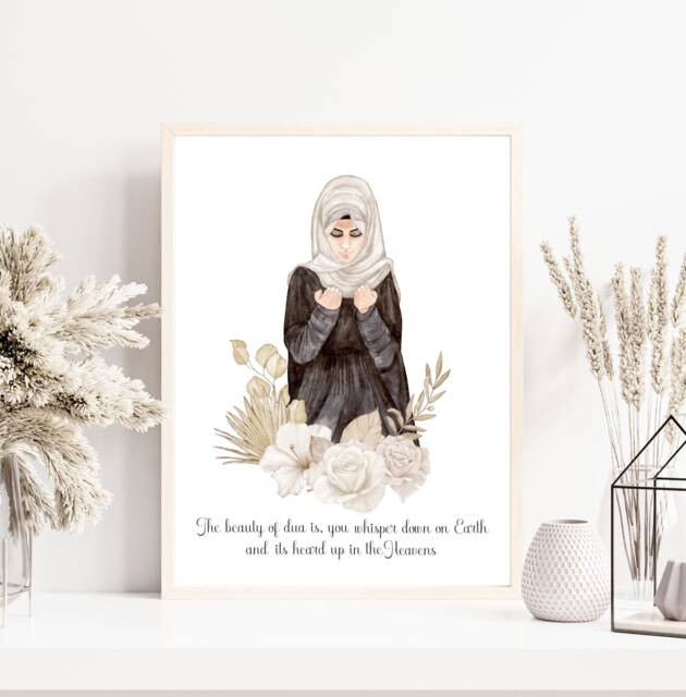 Eid Gifts For Women, Islamic Gifts, Gift Best Friend, Sister, Personalised Print, Muslim Ramadan Gift, A4 Print No Frame - image 1