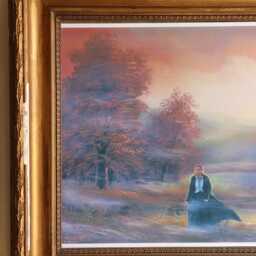 Mr. Darcy Walking Oil Painting Art Print - 2005 Pride & Prejudice Matthew Macfadyen Jane Austen Elizabeth Bennet - thumbnail 3