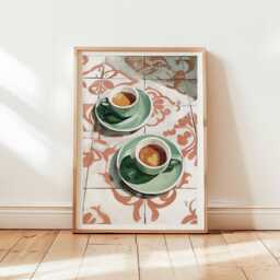 Coffee Poster, Print, Wall Art, Shop Decor, Kitchen Minimalist Prints, Modern Art Poster - thumbnail 1