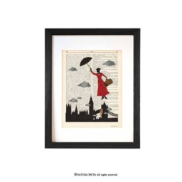Mary Poppins Dictionary Art Print Children's Nursery Wall Decor - thumbnail 3