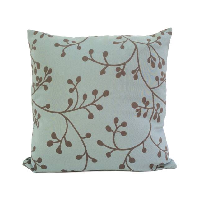 Gray Blue Brown Decorative Throw Pillow Cover, Cotton Blend Cushion Teal Farmhouse Pillowcase, Accent Modern Boho Curated Pillows - image 1