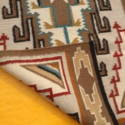 Custom Length Handwoven Wool Navajo Runner Rug, Southwestern Pattern Native American Style Mexican Decor Zapotec Rug - thumbnail 3