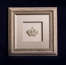 Crown Wall Art King Framed Unique Heart Painting - thumbnail 2