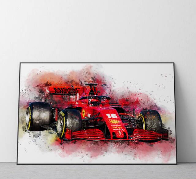 Ferrari - Formula One Car F1 Wall Art Print A4 A3 UK Ref #88 - image 1