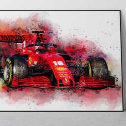 Ferrari - Formula One Car F1 Wall Art Print A4 A3 UK Ref #88 - thumbnail 2