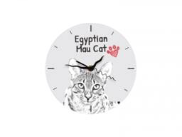 Egyptian Mau, Free Standing Mdf Floor Clock With An Image Of A Cat - thumbnail 1