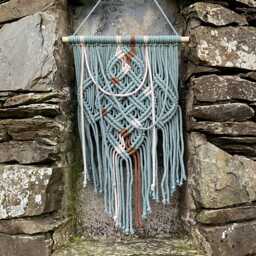 Celtic Knot Wall Art, Irish Blessing Tapestry Made in Ireland - thumbnail 3