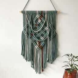 Celtic Knot Wall Art, Irish Blessing Tapestry Made in Ireland