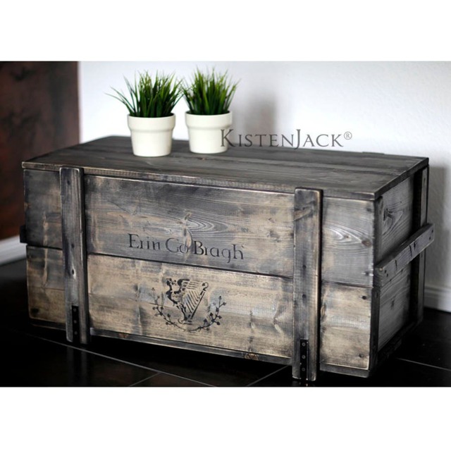 "Chest Wooden Box Cargo Bench Coffee Table ""Erin" - image 1