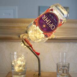 Opihr Bottle Light - 70Cl. Unique Lamp & Gin Lover Gift For The Home - thumbnail 2
