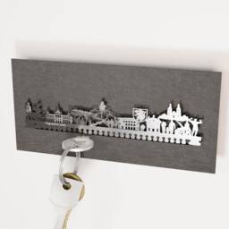 Graz Souvenir Gift Tube - Stylish Silhouette Key Rack For Fans Practical & Decorative Home Accessory - thumbnail 2