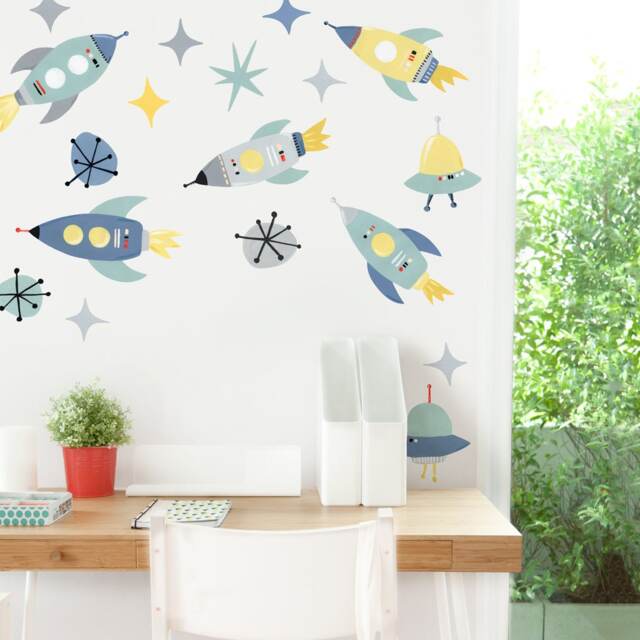 Rocket Kit - Fabric Wall Decal Galaxy Mej - image 1