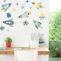 Rocket Kit - Fabric Wall Decal Galaxy Mej