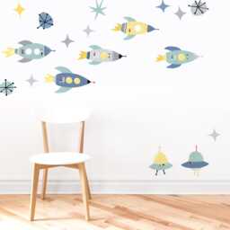 Rocket Kit - Fabric Wall Decal Galaxy Mej - thumbnail 3