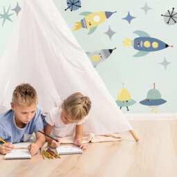 Rocket Kit - Fabric Wall Decal Galaxy Mej - thumbnail 2