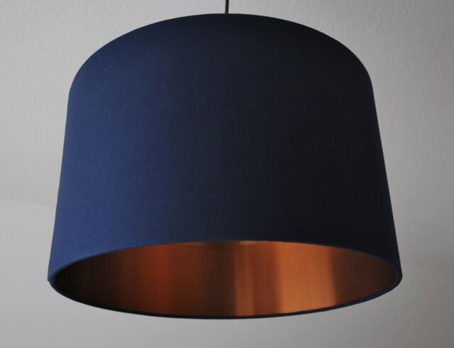 "Lampshade ""Navy-Copper" - image 1