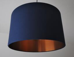 "Lampshade ""Navy-Copper" - thumbnail 1