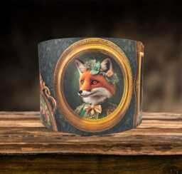 Animal Lampshade For Ceiling & Table Lamps, Funky Victorian Style Drum Light Shade - thumbnail 1