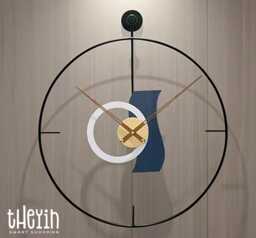 Handmade 60cm Super Silent Minimalist Modern Classic Wall Clock, Quiet Non-Ticking Quartz Movement For Living Room, Office, Kitchen, Bedroom - thumbnail 1