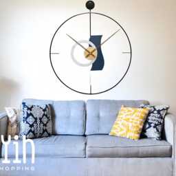 Handmade 60cm Super Silent Minimalist Modern Classic Wall Clock, Quiet Non-Ticking Quartz Movement For Living Room, Office, Kitchen, Bedroom - thumbnail 3